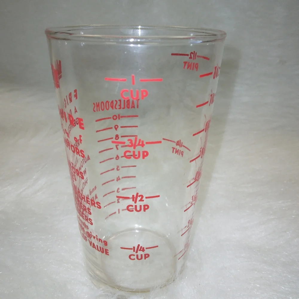 Frigidaire Vintage Measuring Glass